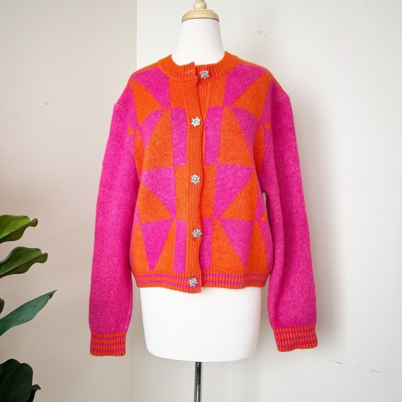 Mango Geometric Cardigan - Picture 6 of 16